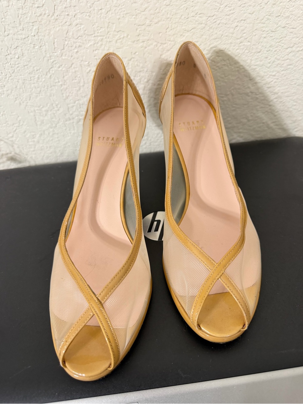 Stuart Weitzman meshin adobe aniline shoes size 8
